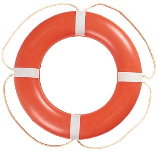 Aero Buoy 24" Life Ring Orange CCG Approved