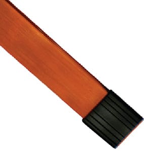 Taylor Orange Fiberglass Bow With Rubber End Covers 1-1/4" Wide