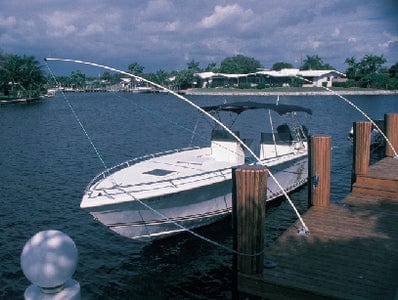 Taylor Standard Mooring Whips With Fixed 60&deg; Angle Base (Sold in Pairs) For Boats Up to 20'