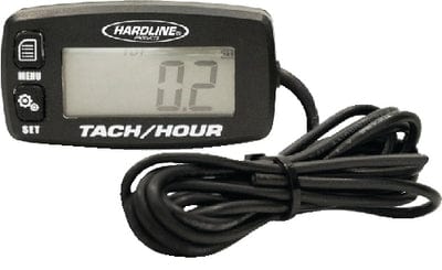 Hardline Hour/Tach Meter For Any Gas Engine 8 Cyl. Or Less