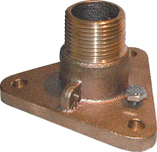 Groco IBV-F Bronze Flanged Adaptor For In-line Ball Valve to Thru-Hull
