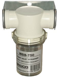 Groco WSB1000P Salt-Water Pump Strainer With Stainless Steel Basket
