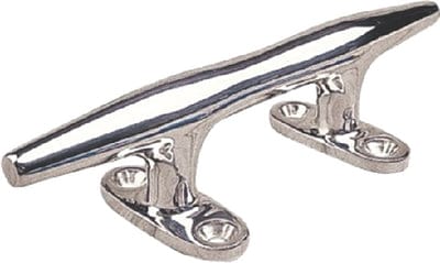 Sea-Dog 041708 Heavy Duty Stainless Steel Open Base Cleat: 8"