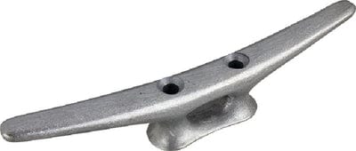 Sea-Dog 0461081 Open Base Aluminum Cleat - Flat Head: 8"