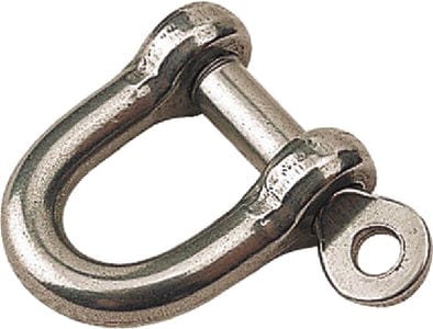 Sea-Dog 147123 Captive Pin Stainless Steel D-Shackle: 5/32"