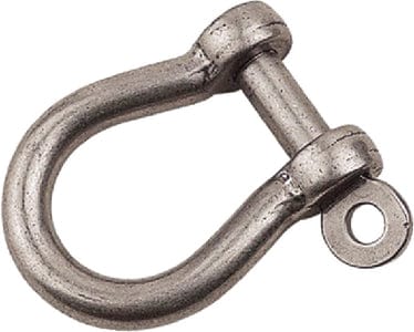 Seadog 147206 Stainless Steel Bow Shackle: 1/4" Pin