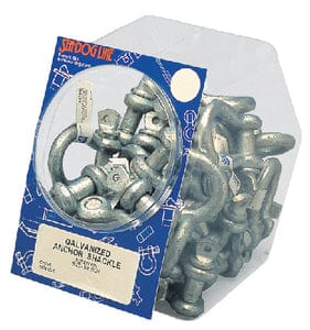 1/4" Galvanized Anchor Shackles: 50 Pieces