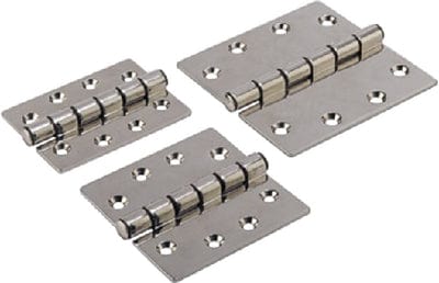 SeaDog Butt Hinge with Bearings <SPACER TYPE=HORIZONTAL SIZE=1> Commercial Pattern <SPACER TYPE=HORIZONTAL SIZE=1> Investment Cast 316 Stainless <SPACER TYPE=HORIZONTAL SIZE=1> 1/4" Fastener