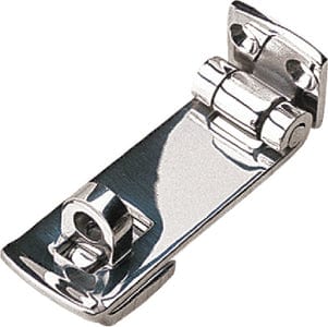 SeaDog 221133 Heavy Duty Swivel Hasp Angle Style <SPACER TYPE=HORIZONTAL SIZE=1> 304 Stainless Steel <SPACER TYPE=HORIZONTAL SIZE=1> #8 Fastener <SPACER TYPE=HORIZONTAL SIZE=1> 3-1/8" x 1-1/8"