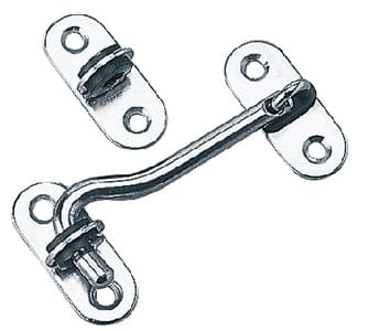 Door Hook SS 4" w/2 Staples