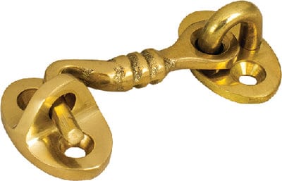 Sea-Dog 2220611 Decorative Door Hook: Brass: 3"