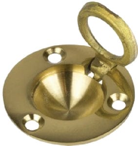 Sea-Dog 2224611 Cast Brass Round Lift Ring: 1-5/8" Diameter.