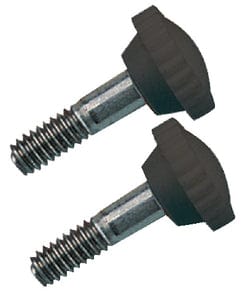 Nylon Head Screw-1/4"-20 X 7: Black Pr.