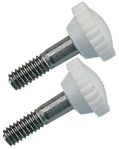 Nylon Head Screw-1/4" -20 X 7/8": White Pr.