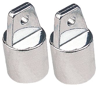 Sea-Dog 2761001 External Eye End: 7/8" Chrome Zinc: Pair