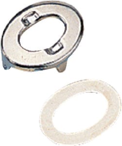 Sea-Dog 2991181 Snap Turn Buckle Eyelet & Washer: Nickel Plated Brass: 2 sets