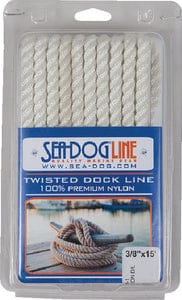 Sea Dog Premium Twisted Three-Strand Nylon Dock Line