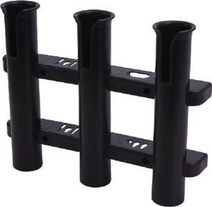 SeaDog 325039 Black 3 Pole Side Mount Rod Holder <SPACER TYPE=HORIZONTAL SIZE=1> Includes Hardware
