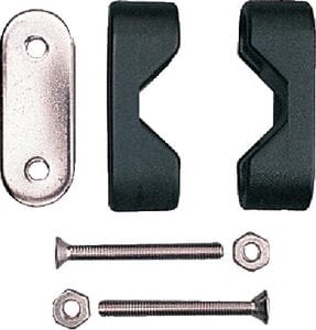 Sea-Dog 327101 Rail Mount Brackets w/Oval Plates: Black: 1 pr.