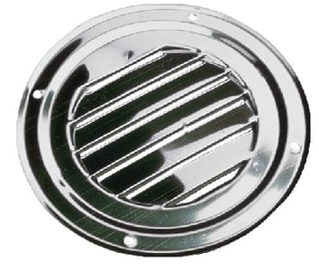 Sea-Dog 331424 Round Louvered Vent: 4"