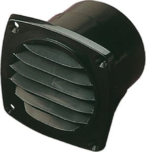 Seadog 337325 Hose Thru Vent: 3" Black