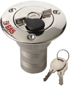SeaDog 351320L Locking Gas Hose Deck Fill w/Keys: 1-1/2" Hose