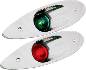 SeaDog 4001801 Flush Mount Port & Starboard Side Lights: Stainless: 1 pr.