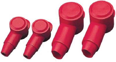 PVC Terminal Cap Red (8-2 ga.): Pair