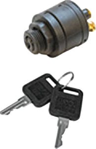 Poly 3-Position Key Switch w/C