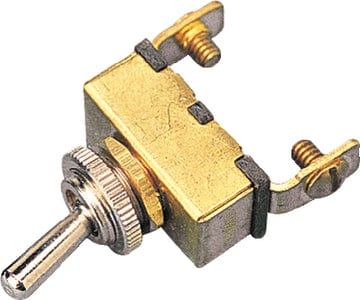 Brass Toggle Switch - On/Off