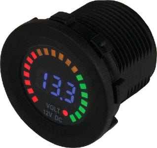 Sea-Dog 4216171 Cobra Rainbow Display Digital Voltmeter