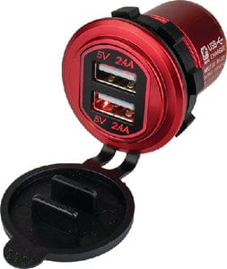 Sea-Dog 4265041 Dual USB Power Socket