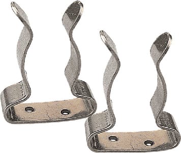 SS Boat Hook Clips: 3/4" - 1": pr.