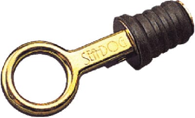 Brass Snap Handle Drain Plug: 1" w/o Chain