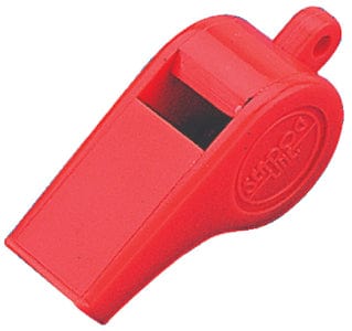 Safety Whistle w/Lanyard: carded