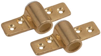 SeaDog 5806101 Brass Oarlock Sockets: Side Mt.: pr.