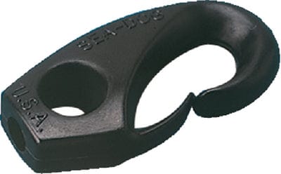 1/4" Nylon Shock Cord Clip: Black: Bulk