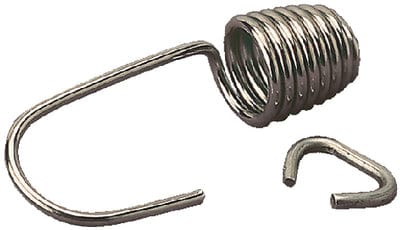 1/4" Stainless Shock Cord Clip w/Crimp: Pair