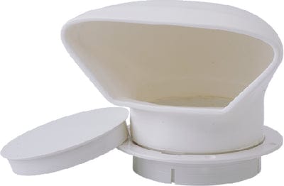 SeaDog 7271423 PVC Low Profile Cowl Vent & Snap On Deck Plate