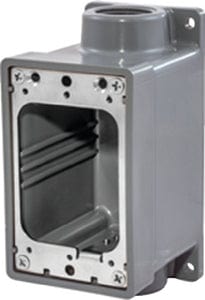 Gray Thermoplastic FD Box