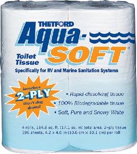 Aqua Soft 2-Ply Toilet Tissue