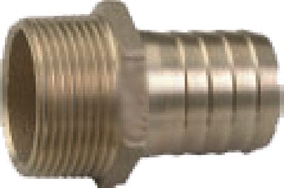 Marine Hardware PTH1 Bronze Pipe To Hose Adapter: 1" Hose - 1" Pipe