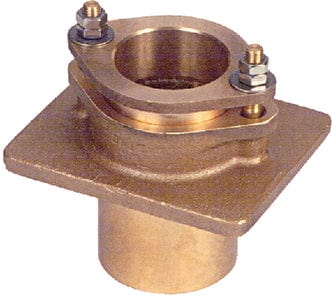 Marine Hardware Bronze Rudder Box: 1-1/4" Shaft