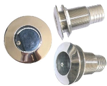 Marine Hardware Thru-Hull Scupper Valve: 1-1/2" Stainless