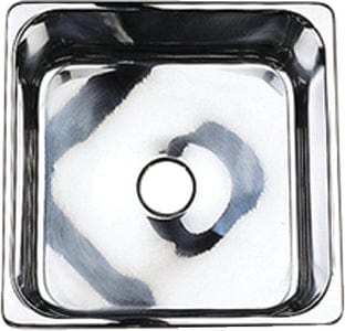 Scandvik 10216 Rectangular Stainless Steel Mirror Finish Sink