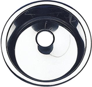 Scandvik 10243 Cylindrical Marine Stainless Steel Mirror Finish 13-3/16" Sink