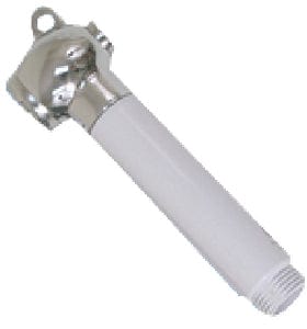 Scandvik 10283 Straight Brass and ABS Push-Buttom Sprayer Handle Only: White