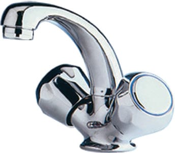 Scandvik 10410P Standard Family Chrome Plated Brass Basin Mixer Faucet