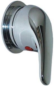 Scandvik 10479 Single Lever Shower Mixer Valve With Compact Trim Ring (Includes (3) 1/2" Hose Barb Fittings)