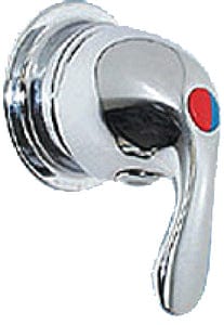 Scandvik 10500P Compact Shower Mixer: Chrome Plated Brass